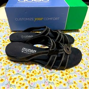 Sandals abeo biochemical foot ware .